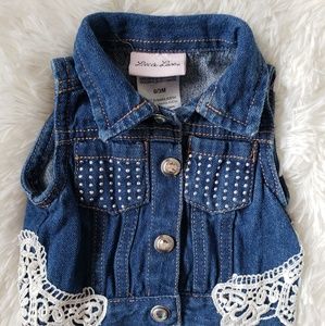 Baby Jean Vest
